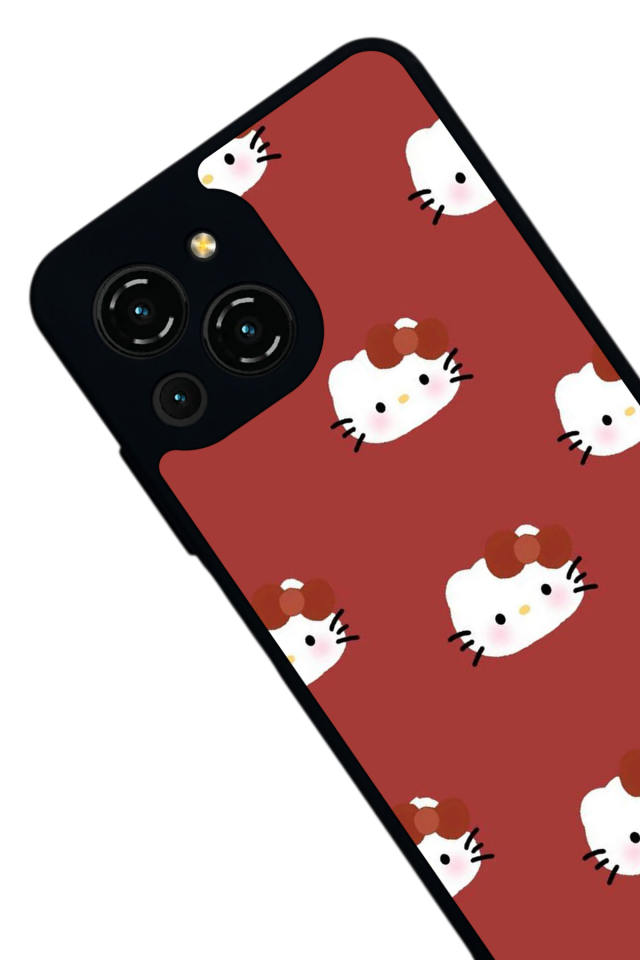 Reeder S23 Pro Max Uyumlu HelloKitty Tasarımlı Glossy Premium Kılıf