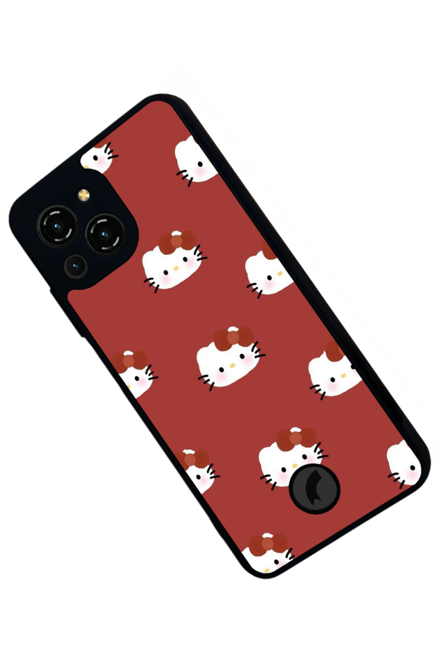 Reeder S23 Pro Max Uyumlu HelloKitty Tasarımlı Glossy Premium Kılıf