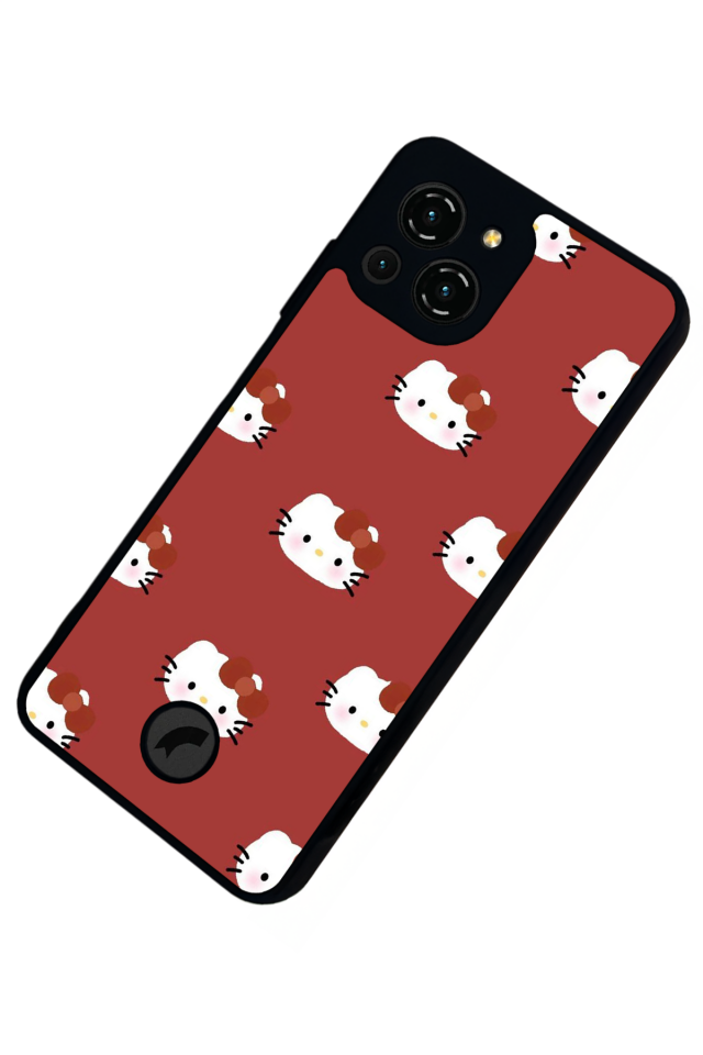 Reeder S23 Pro Max Uyumlu HelloKitty Tasarımlı Glossy Premium Kılıf