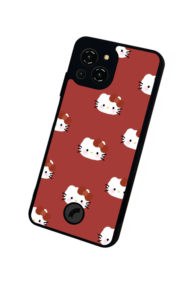 Reeder S23 Pro Max Uyumlu HelloKitty Tasarımlı Glossy Premium Kılıf