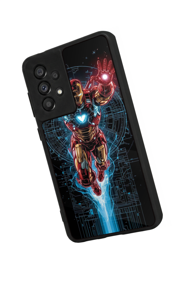 Samsung Galaxy A73 Uyumlu Iron Man ( Demir Adam ) Tasarımlı Glossy Premium Kılıf