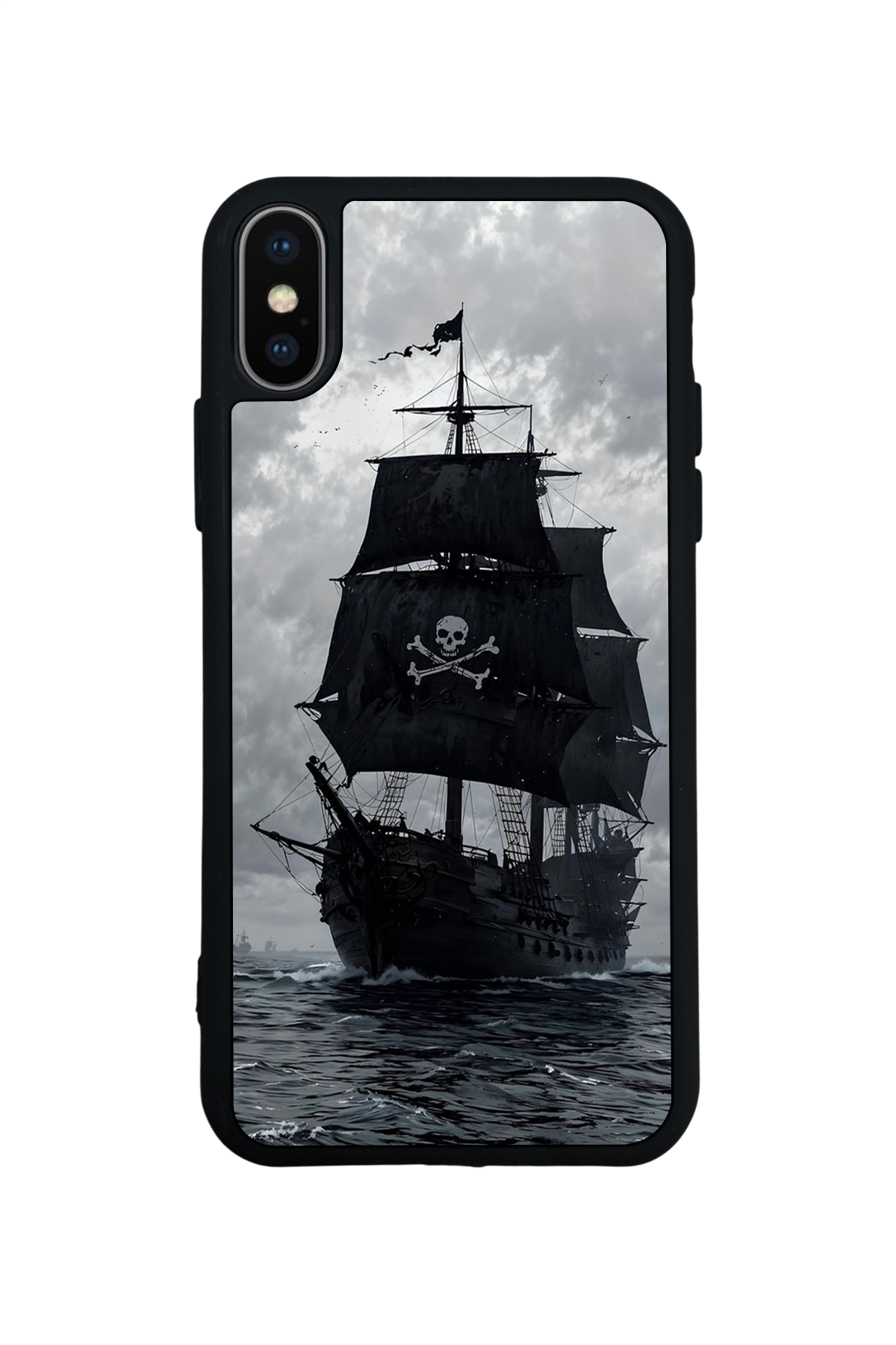 iPhone XS Max Uyumlu Korsan Tasarımlı Glossy Premium Kılıf