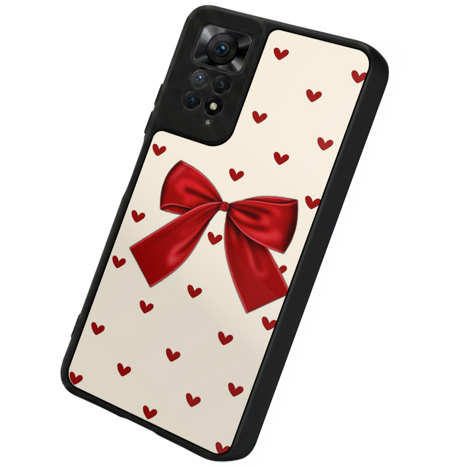 Xiaomi Redmi Note 12 Pro Uyumlu Kurdele Tasarımlı Glossy Premium Kılıf