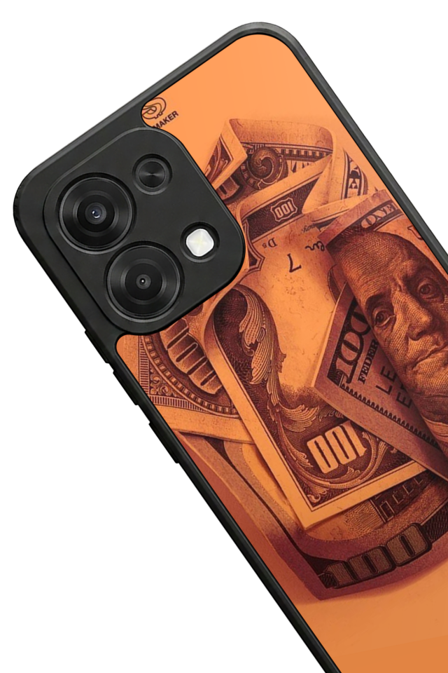 Oppo A6 Pro Uyumlu Money Para Tasarımlı Glossy Premium Kılıf