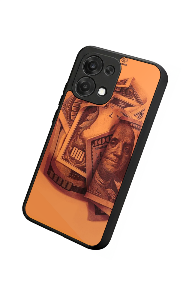 Oppo A6 Pro Uyumlu Money Para Tasarımlı Glossy Premium Kılıf
