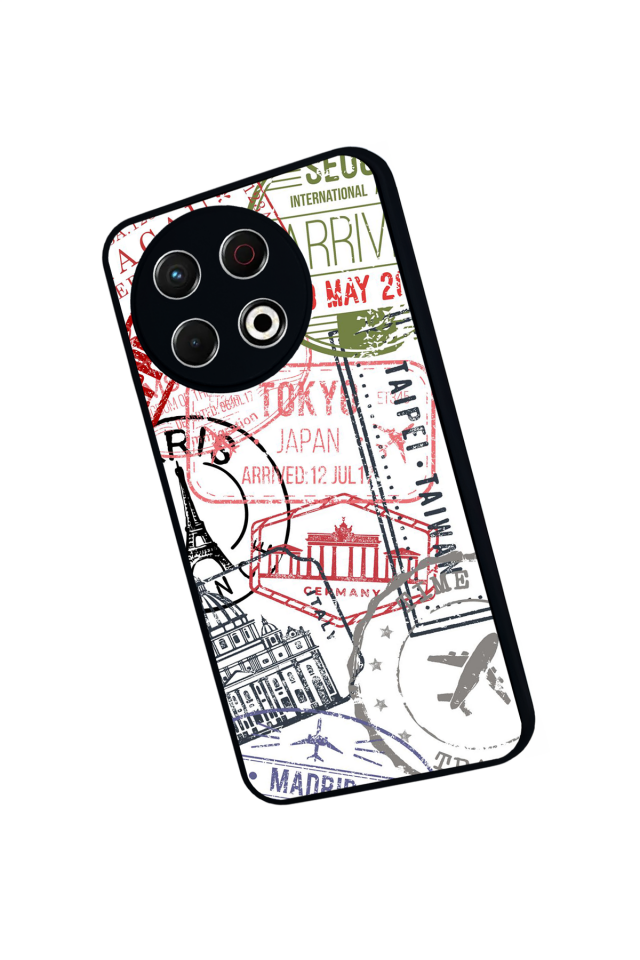 Tecno Spark 30 Pro Uyumlu  İnci Tasarımlı Glossy Premium Kılıf