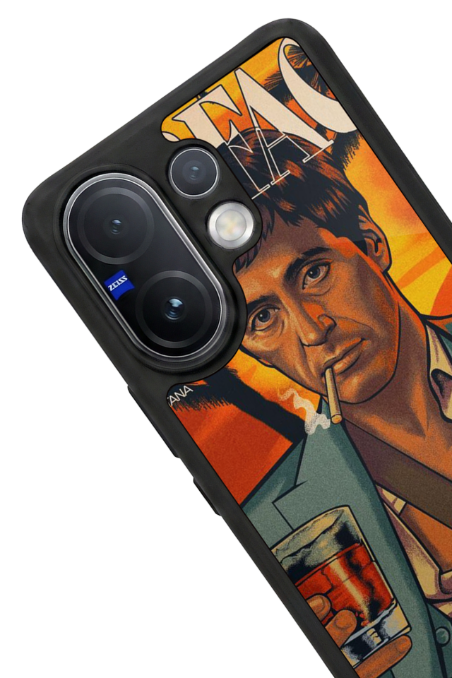 Vivo V60 Uyumlu Scarface Tasarımlı Glossy Premium Kılıf