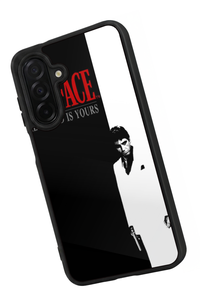 Samsung Galaxy A56 Uyumlu Scarface Tasarımlı Glossy Premium Kılıf