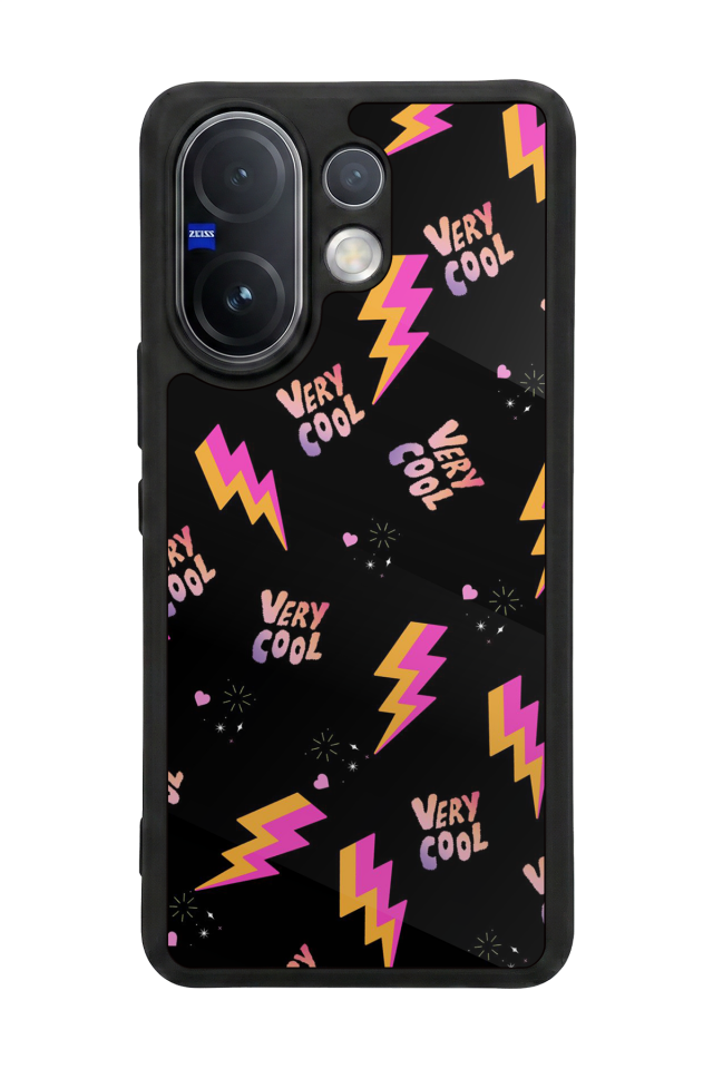 Vivo V60 Uyumlu Simsek Tasarımlı Glossy Premium Kılıf