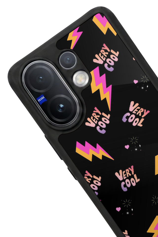 Vivo V60 Uyumlu Simsek Tasarımlı Glossy Premium Kılıf