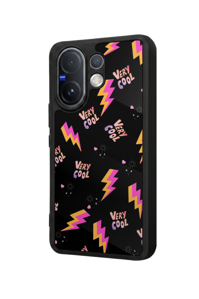 Vivo V60 Uyumlu Simsek Tasarımlı Glossy Premium Kılıf