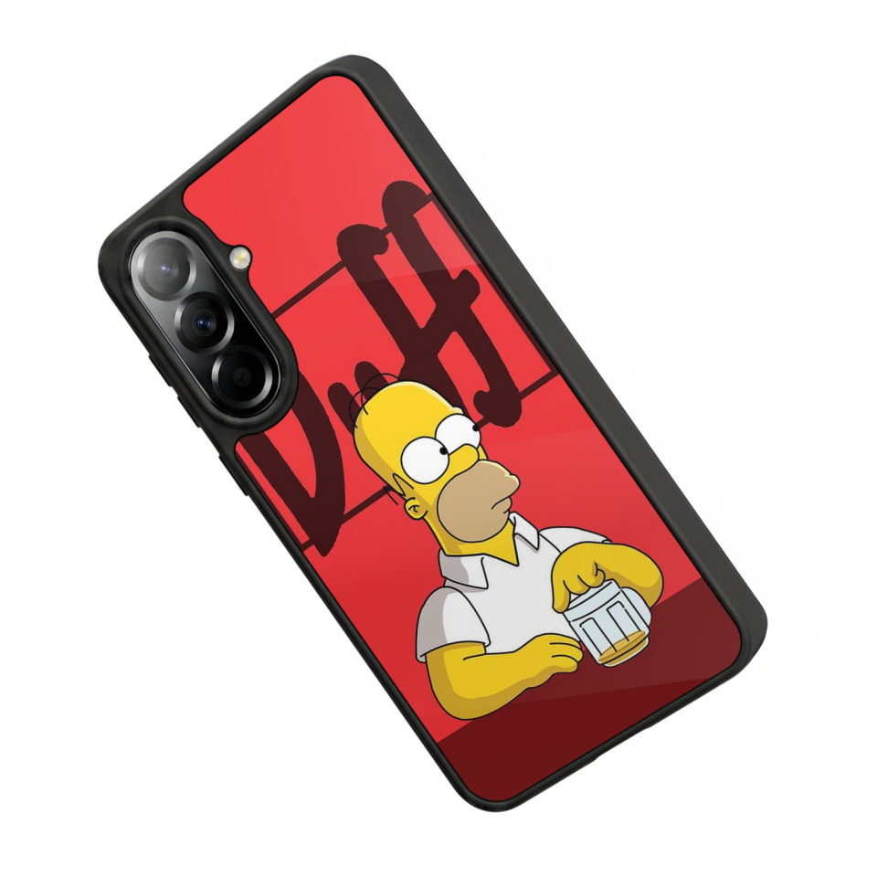 Samsung Galaxy A57 Uyumlu The Simpsons Tasarımlı Glossy Premium Kılıf