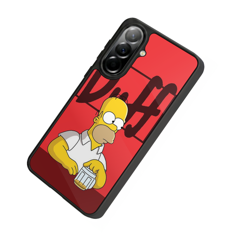 Samsung Galaxy A57 Uyumlu The Simpsons Tasarımlı Glossy Premium Kılıf