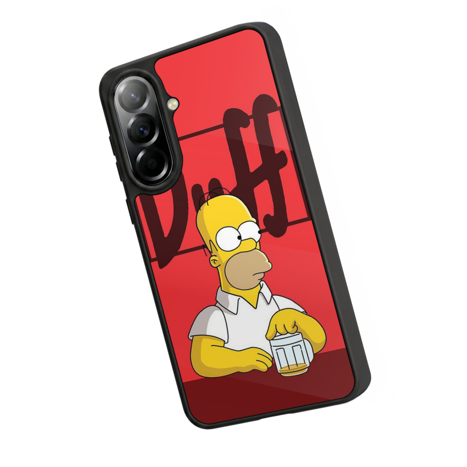 Samsung Galaxy A57 Uyumlu The Simpsons Tasarımlı Glossy Premium Kılıf