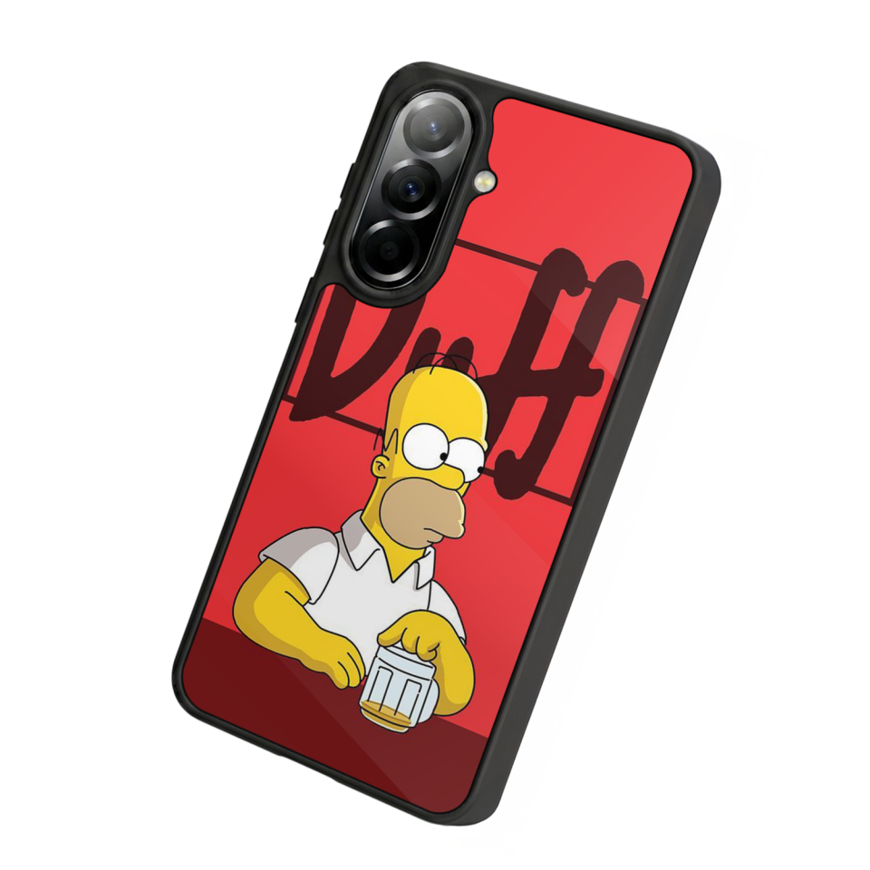 Samsung Galaxy A57 Uyumlu The Simpsons Tasarımlı Glossy Premium Kılıf