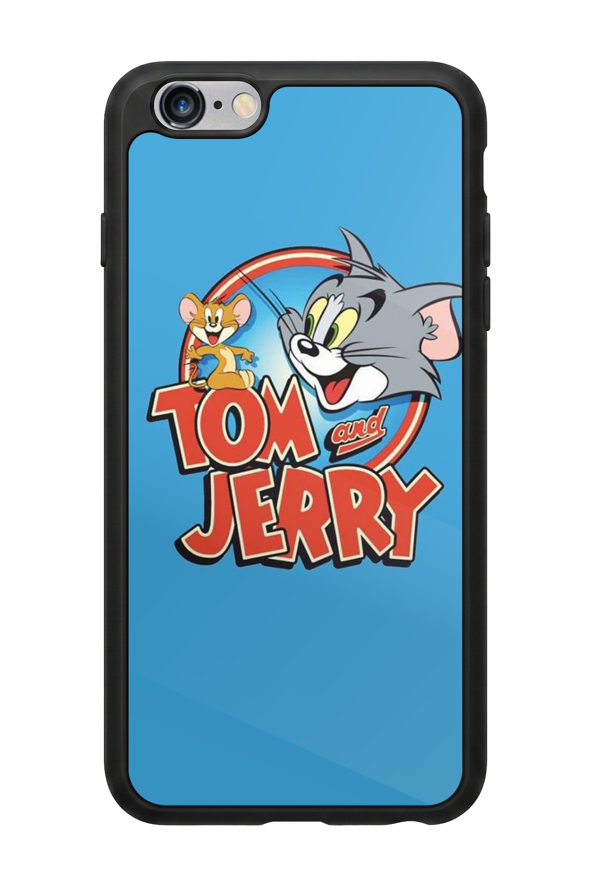 iPhone 6s Plus Uyumlu Tom And Jerry Tasarımlı Glossy Premium Kılıf