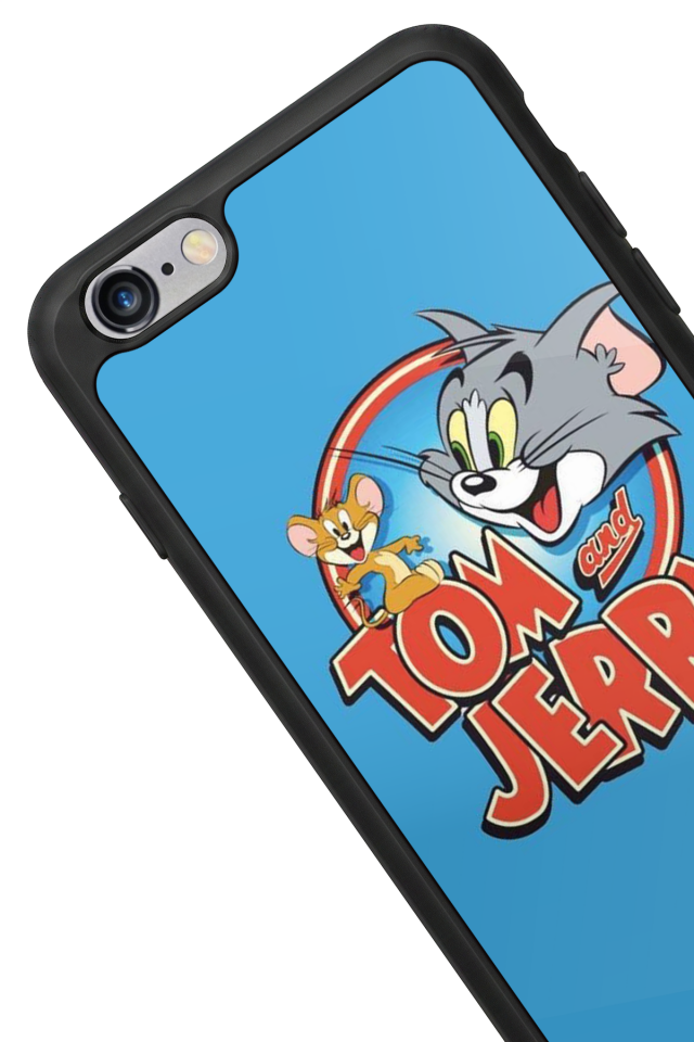 iPhone 6s Plus Uyumlu Tom And Jerry Tasarımlı Glossy Premium Kılıf