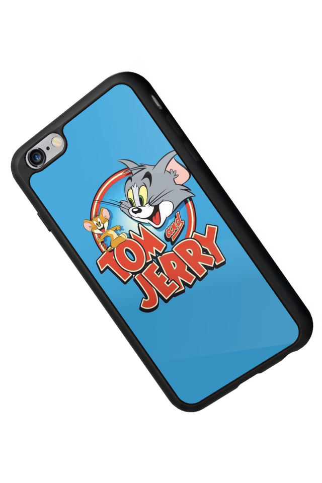 iPhone 6s Plus Uyumlu Tom And Jerry Tasarımlı Glossy Premium Kılıf