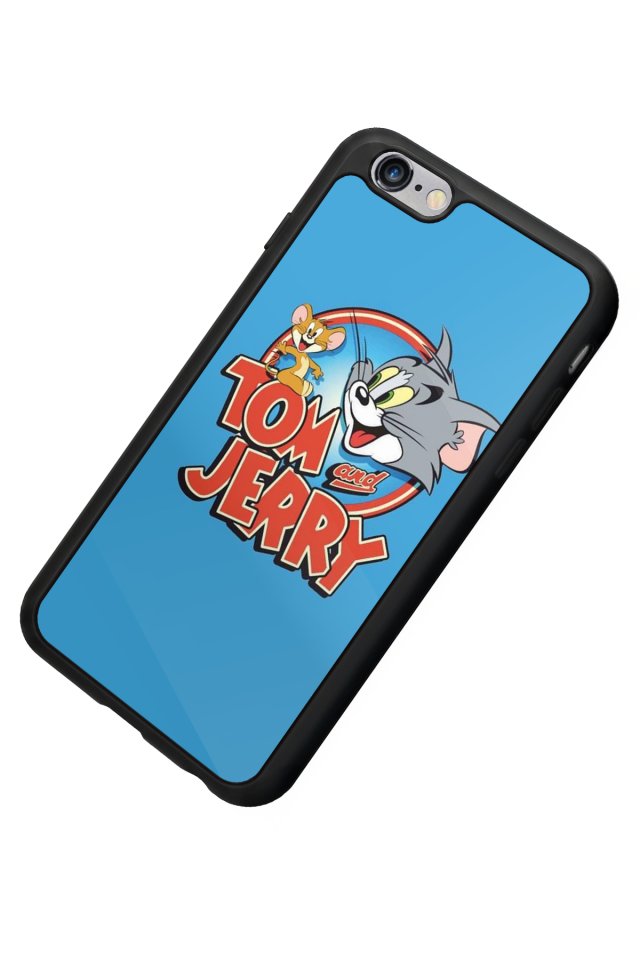 iPhone 6s Plus Uyumlu Tom And Jerry Tasarımlı Glossy Premium Kılıf