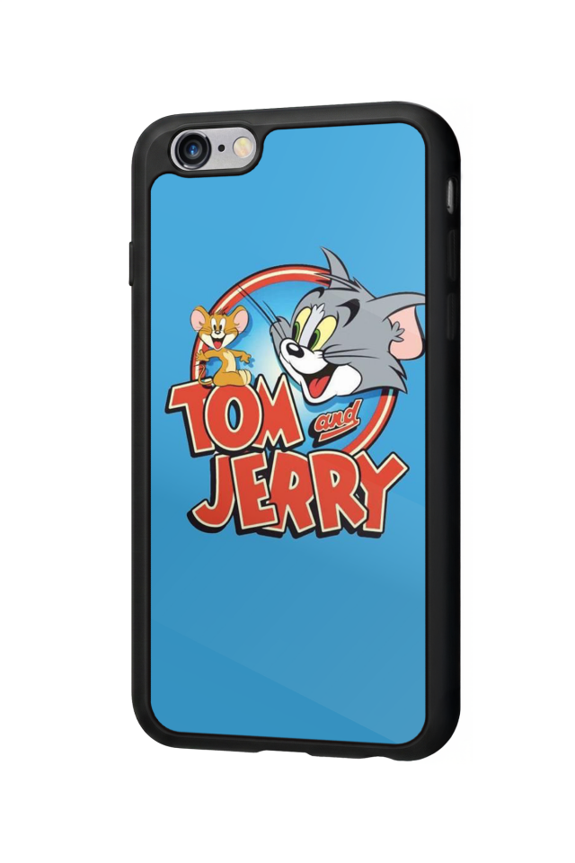 iPhone 6s Plus Uyumlu Tom And Jerry Tasarımlı Glossy Premium Kılıf