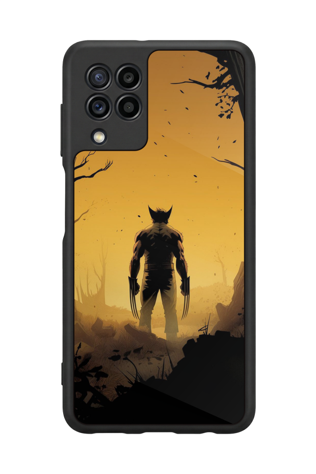 Samsung Galaxy M32 Uyumlu Wolverine Tasarımlı Glossy Premium Kılıf