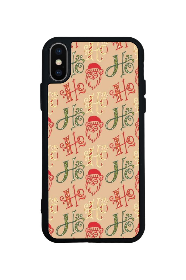 iPhone X/ XS Uyumlu Yilbasi Christmas Tasarımlı Glossy Premium Kılıf