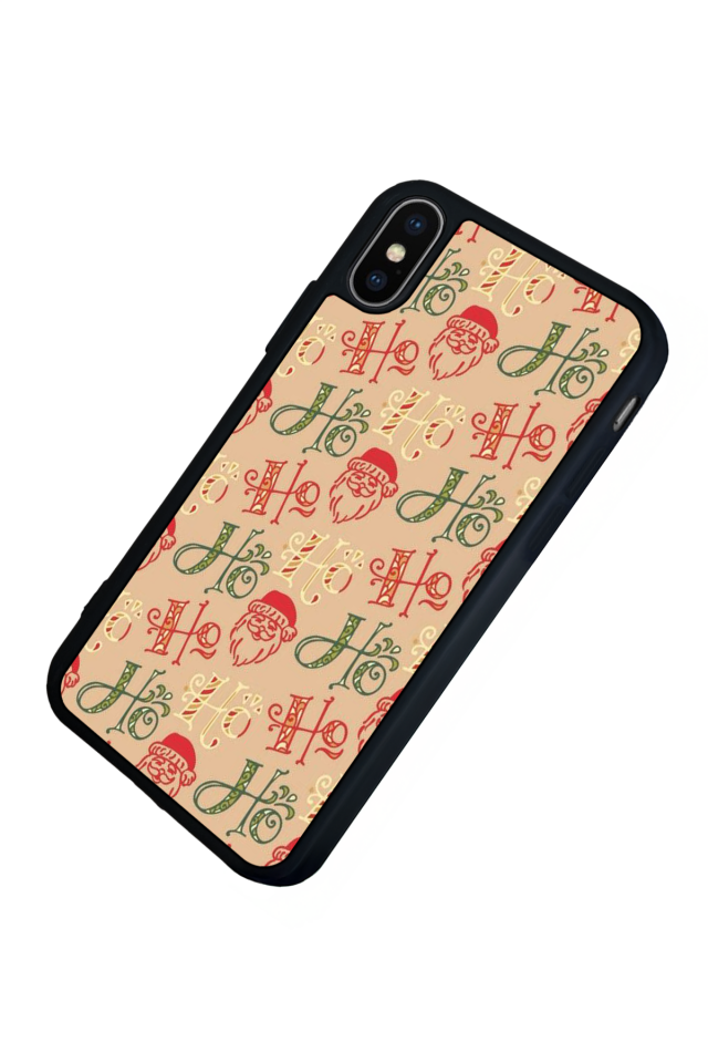 iPhone X/ XS Uyumlu Yilbasi Christmas Tasarımlı Glossy Premium Kılıf