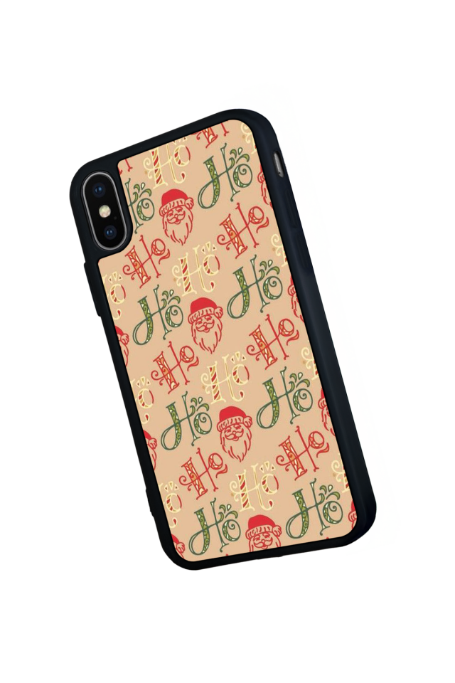 iPhone X/ XS Uyumlu Yilbasi Christmas Tasarımlı Glossy Premium Kılıf