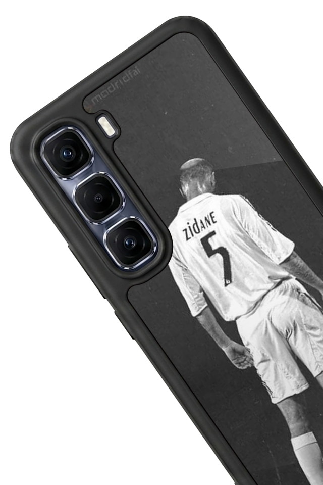 Infinix Hot 60 Pro Plus Uyumlu Zidane Tasarımlı Glossy Premium Kılıf