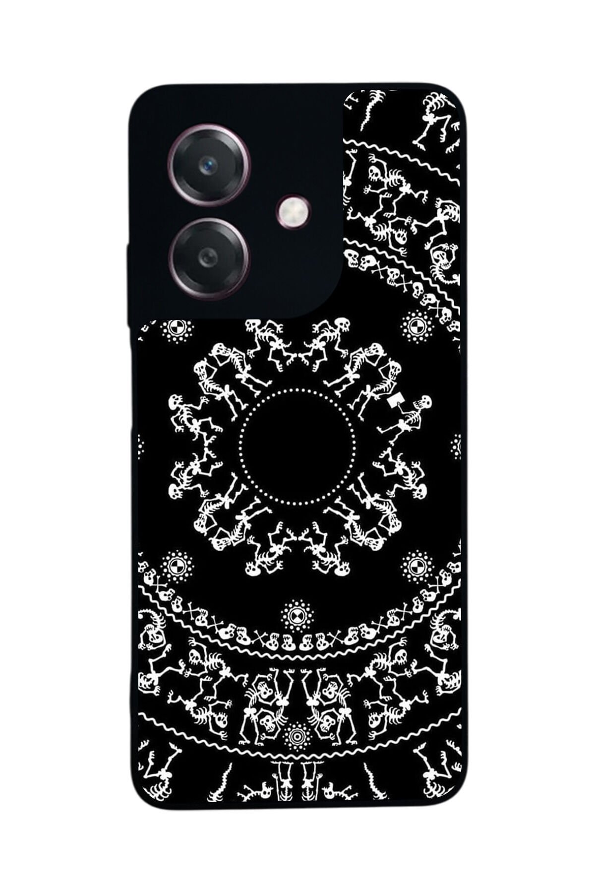 Oppo A3 5G Uyumlu Mandala Tasarımlı Glossy Premium Kılıf