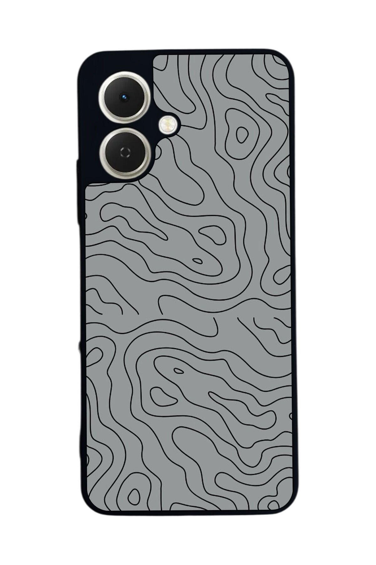 Tecno Spark GO 2 Uyumlu Çizgi Sanatı Tasarımlı Glossy Premium Kılıf