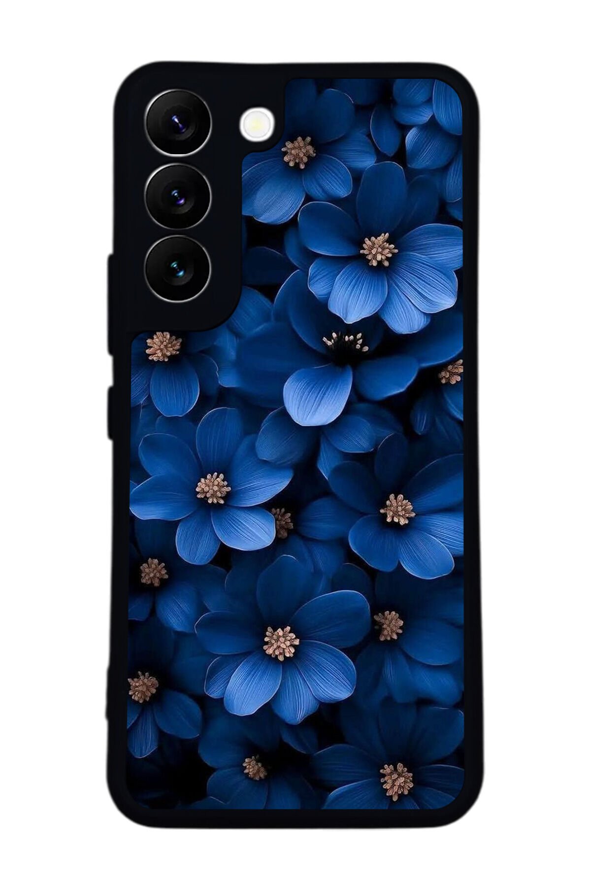 Samsung Galaxy S22 Uyumlu Cicek Tasarımlı Glossy Premium Kılıf