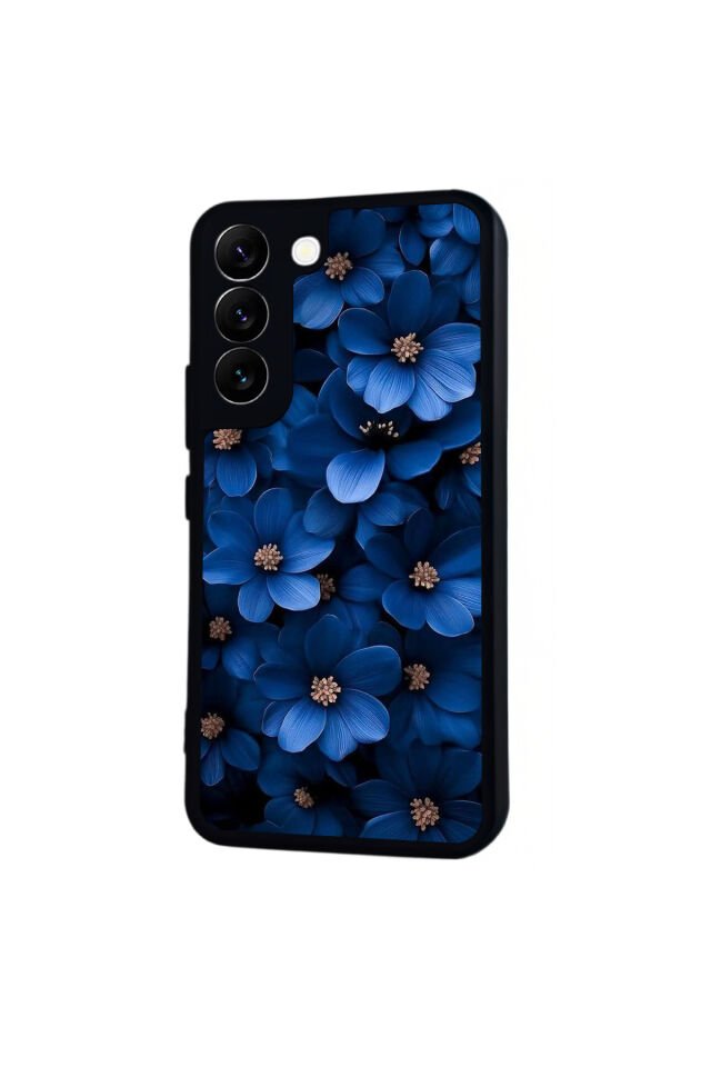 Samsung Galaxy S22 Uyumlu Cicek Tasarımlı Glossy Premium Kılıf