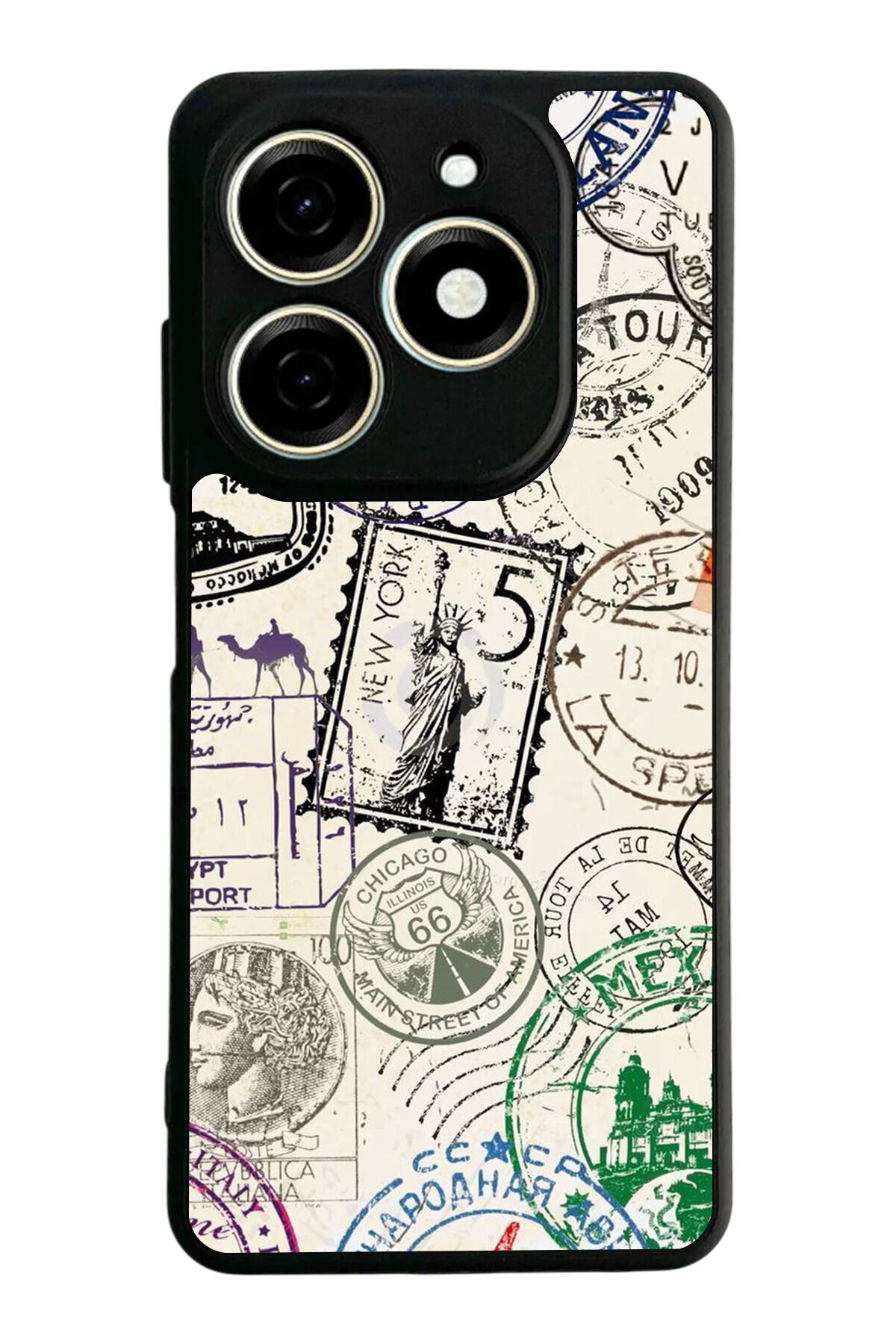 Infınıx Smart 8 Pro Uyumlu Poster Tasarımlı Glossy Premium Kılıf