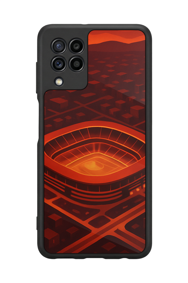 Samsung Galaxy M32 Uyumlu Aslan Tasarımlı Glossy Premium Kılıf