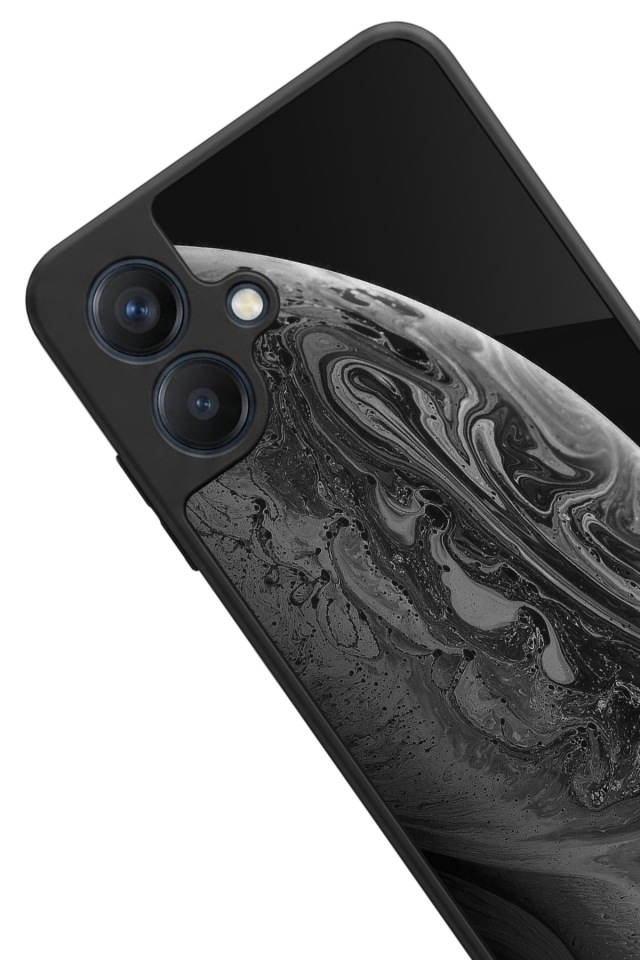 Samsung Galaxy A07 Uyumlu Ay Tasarımlı Glossy Premium Kılıf