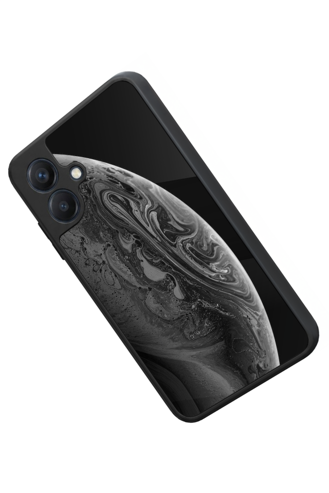 Samsung Galaxy A07 Uyumlu Ay Tasarımlı Glossy Premium Kılıf