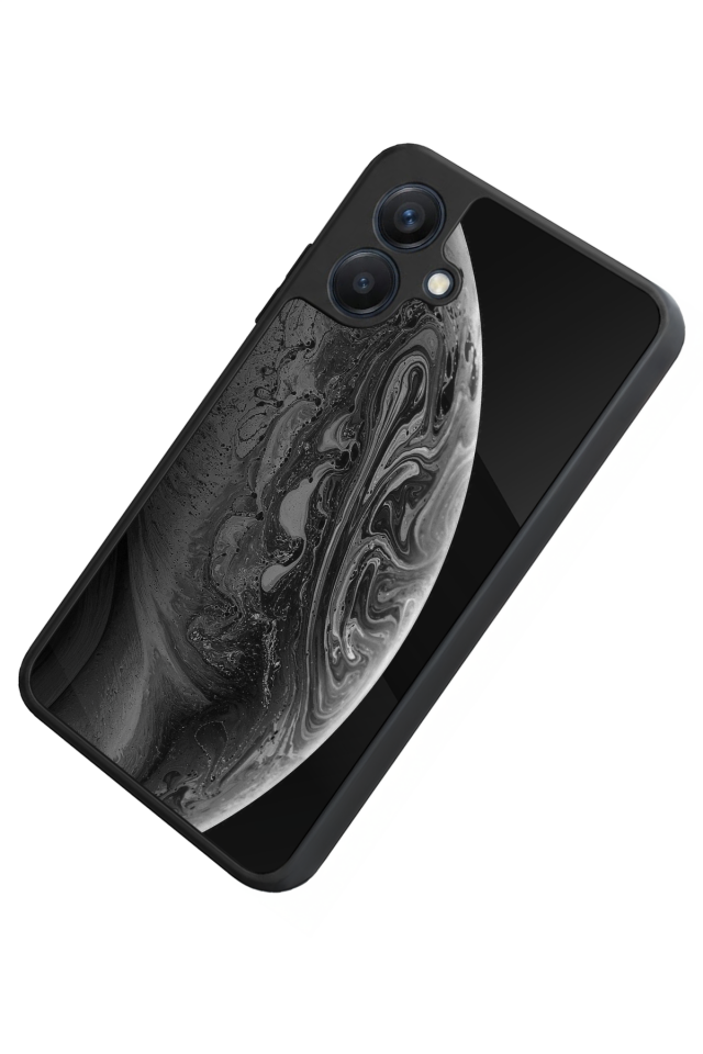 Samsung Galaxy A07 Uyumlu Ay Tasarımlı Glossy Premium Kılıf