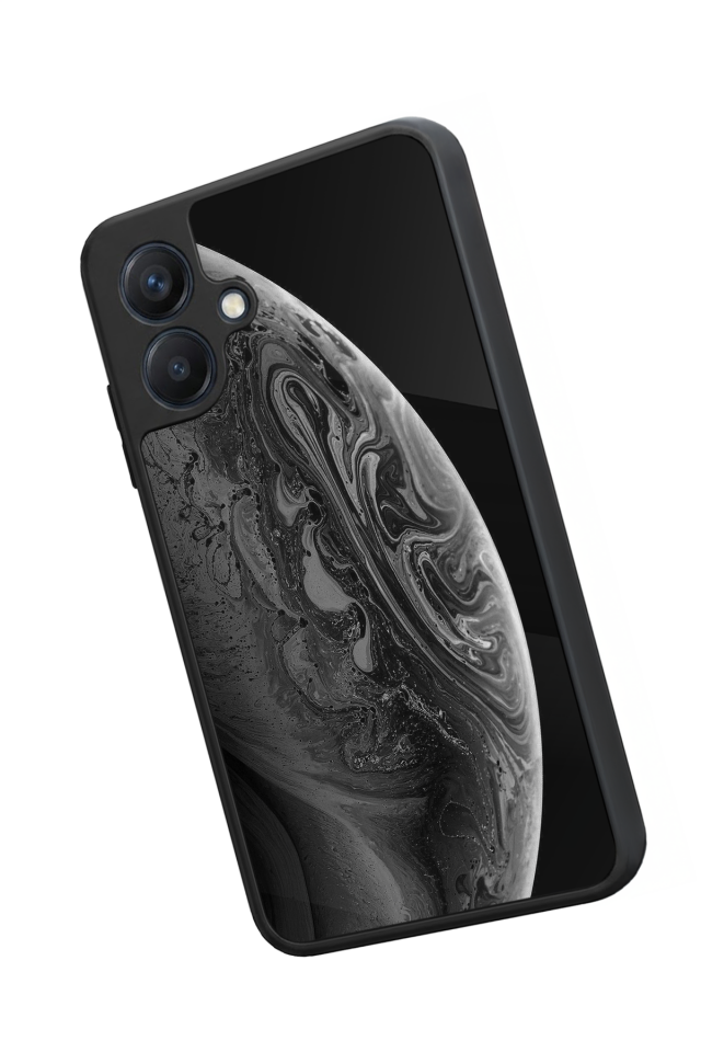 Samsung Galaxy A07 Uyumlu Ay Tasarımlı Glossy Premium Kılıf