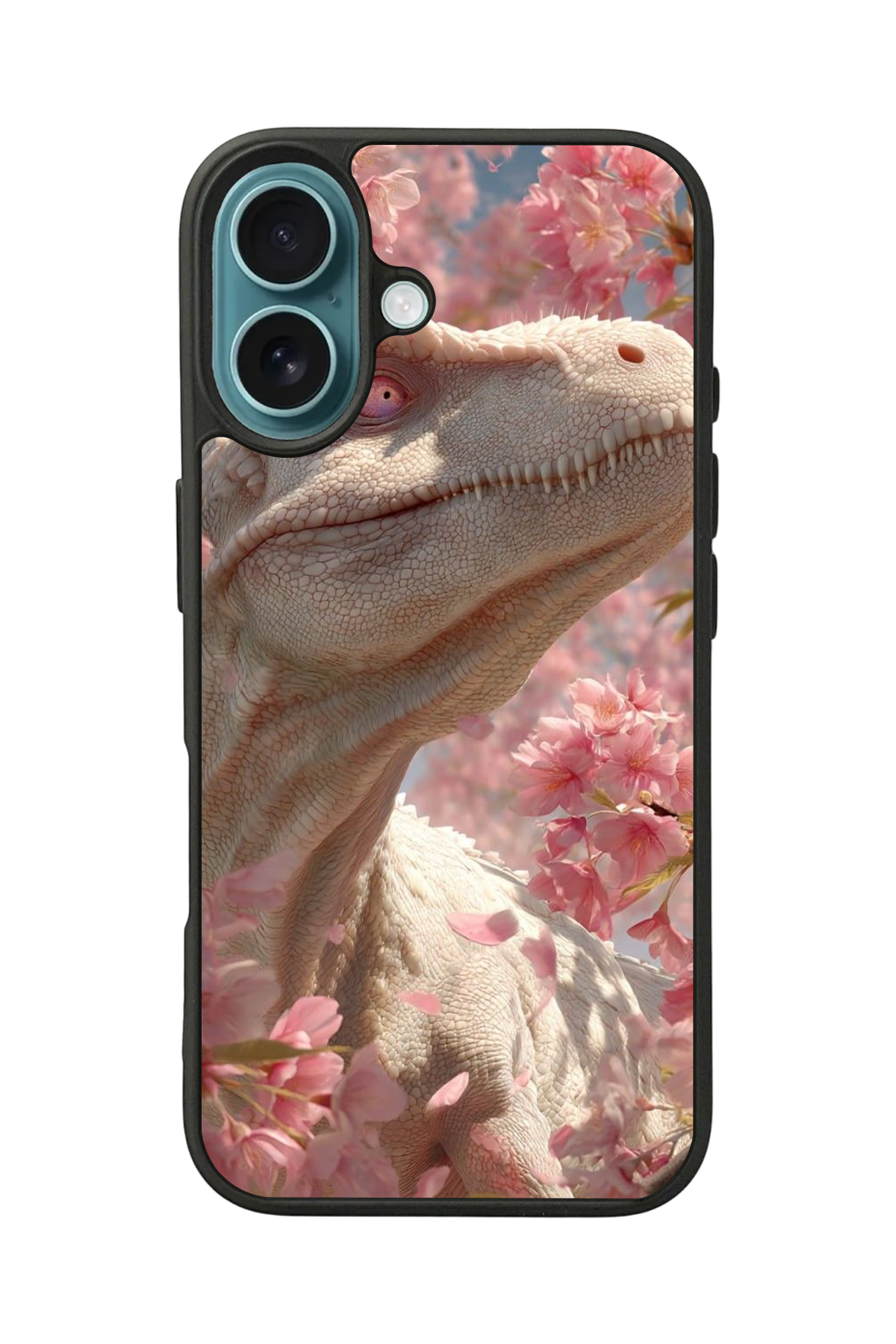 iPhone 16 Uyumlu Dinazor Tasarımlı Glossy Premium Kılıf