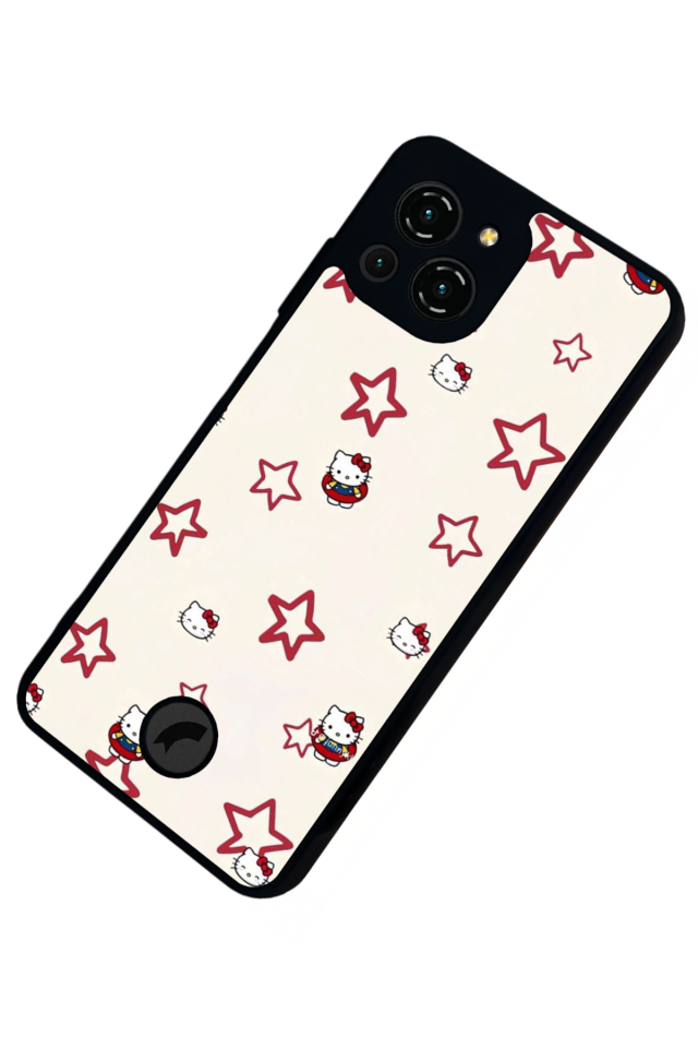 Reeder S23 Pro Max Uyumlu HelloKitty Tasarımlı Glossy Premium Kılıf
