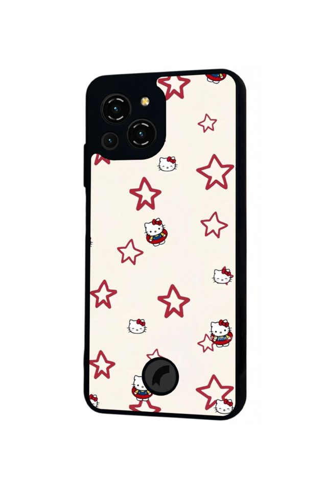 Reeder S23 Pro Max Uyumlu HelloKitty Tasarımlı Glossy Premium Kılıf