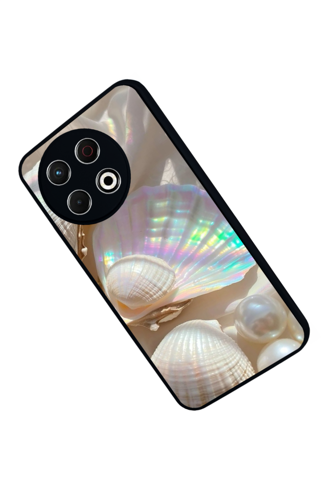 Tecno Spark 30 Pro Uyumlu  İnci Tasarımlı Glossy Premium Kılıf