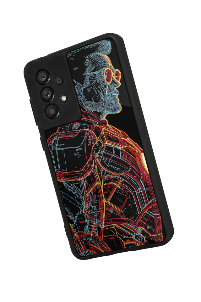 Samsung Galaxy A73 Uyumlu Iron Man ( Demir Adam ) Tasarımlı Glossy Premium Kılıf