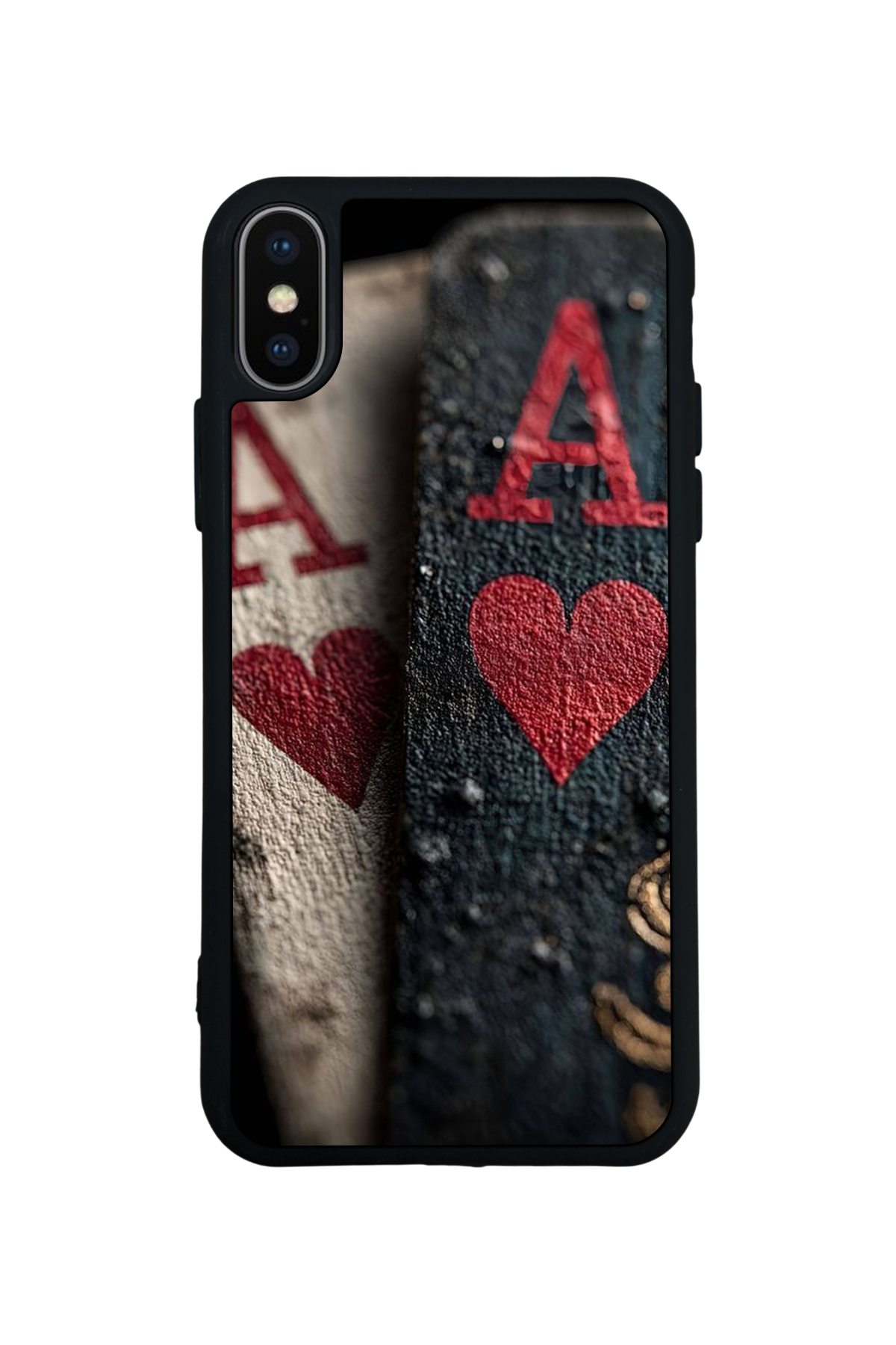 iPhone X/ XS Uyumlu Kart Tasarımlı Glossy Premium Kılıf