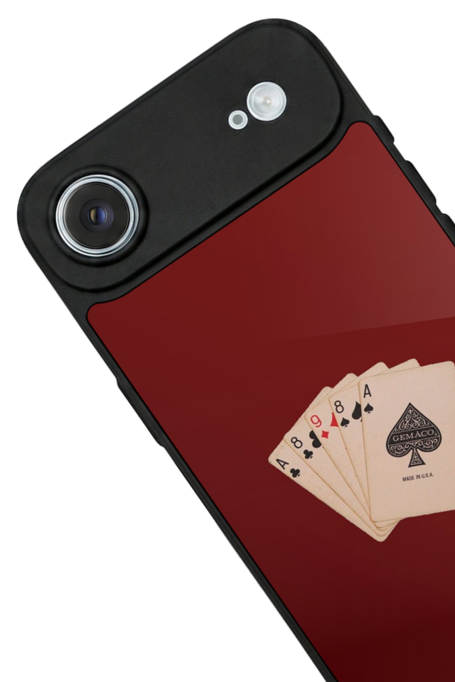 iPhone 17 Air Uyumlu Kart Tasarımlı Glossy Premium Kılıf