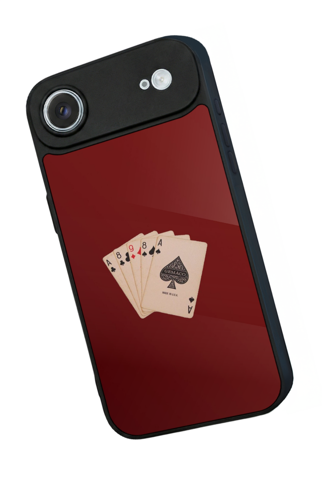 iPhone 17 Air Uyumlu Kart Tasarımlı Glossy Premium Kılıf
