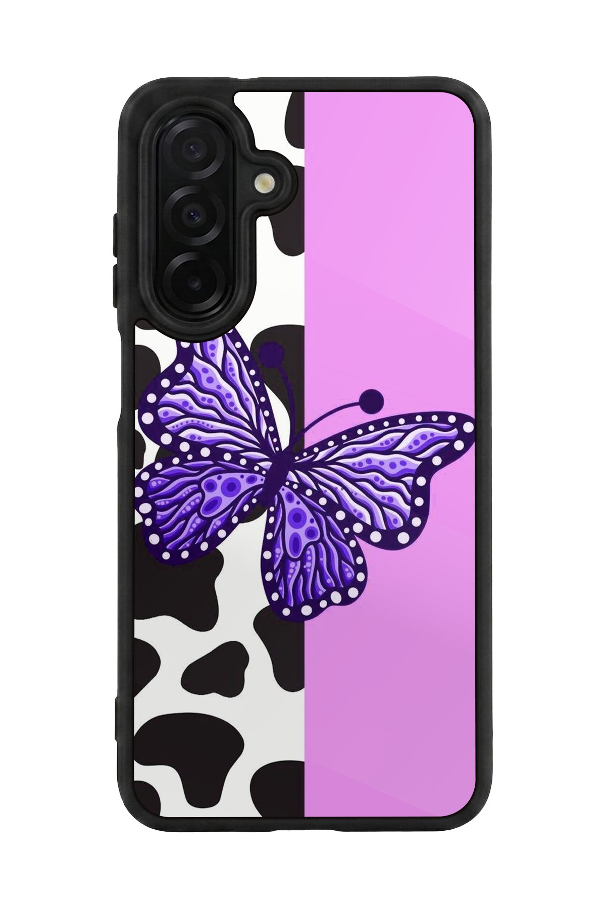 Samsung Galaxy A36 Uyumlu Kelebek Tasarımlı Glossy Premium Kılıf