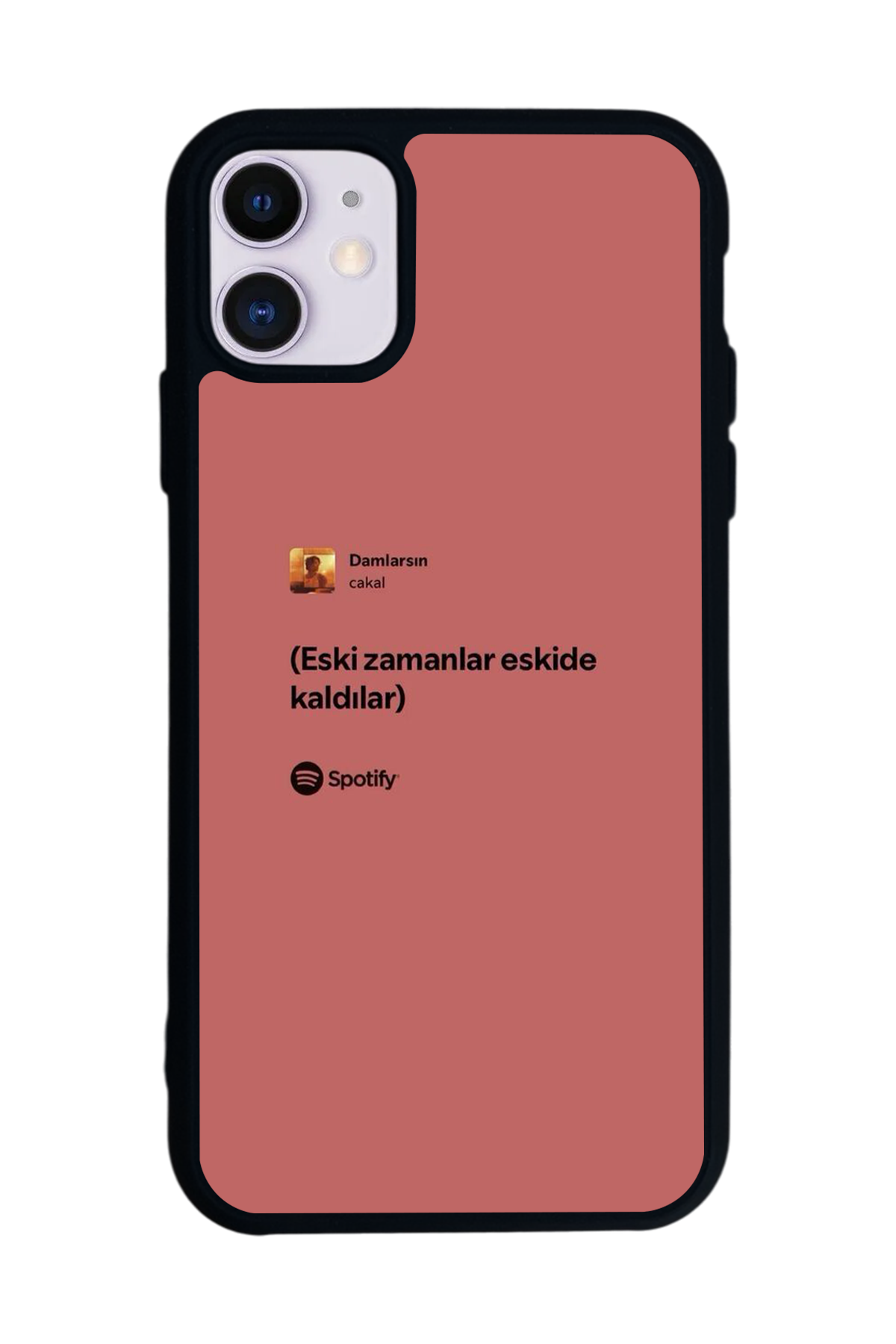 iPhone 11 Uyumlu Sarki Sozleri Tasarımlı Glossy Premium Kılıf