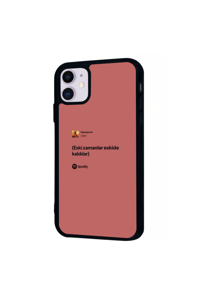 iPhone 11 Uyumlu Sarki Sozleri Tasarımlı Glossy Premium Kılıf